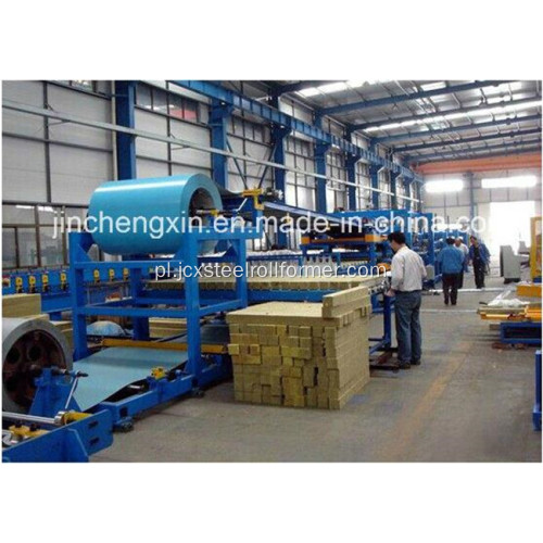 Ognioodporny Rock Wool Sandwich Making Machine Line